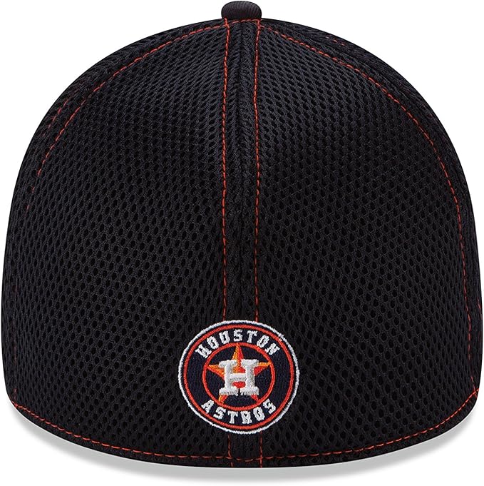 New Era MLB Houston Astros Neo 39Thirty Stretch Fit Cap - Black - Picture 3 of 3