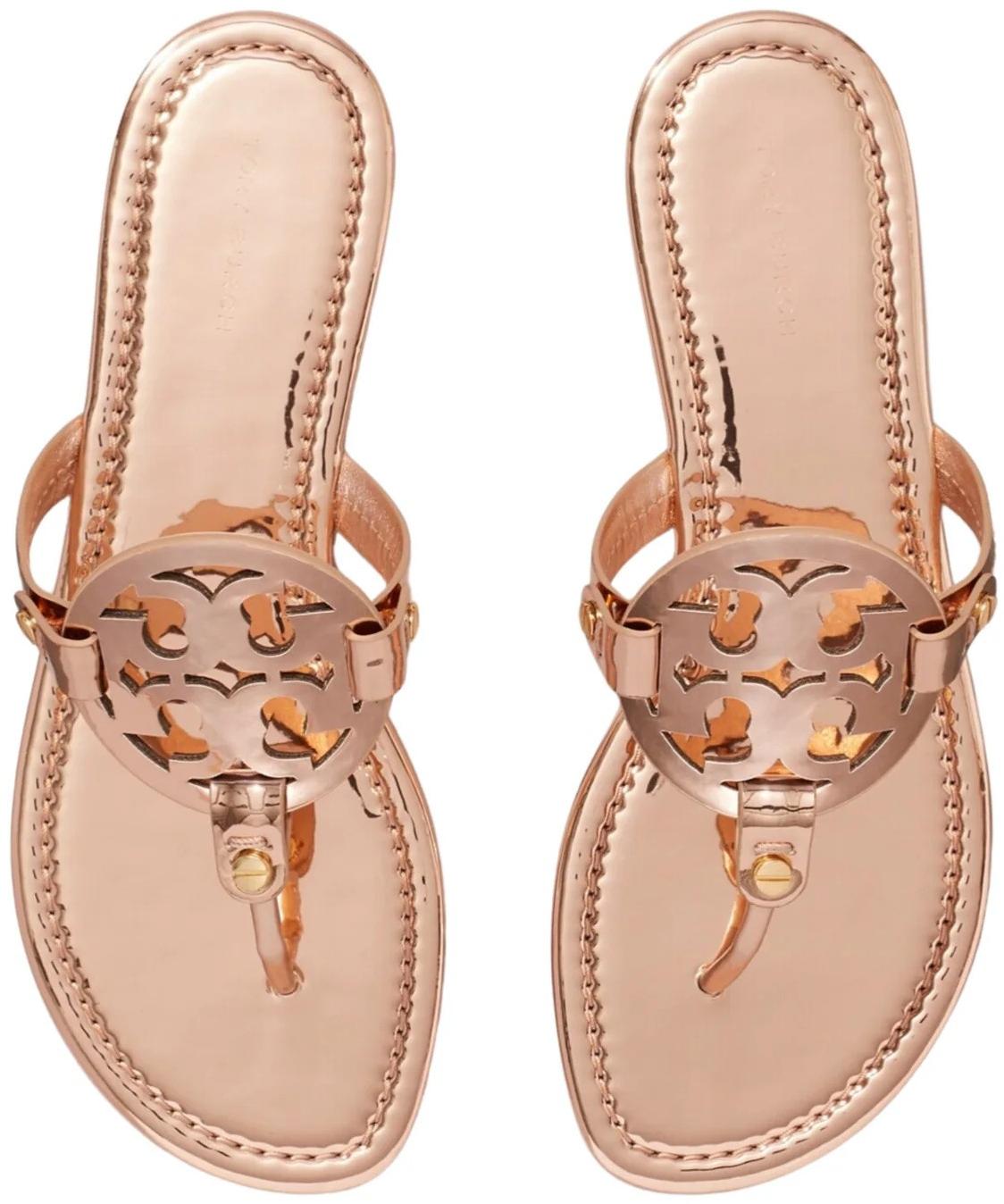 【送料&関税込】Tory Burch Miller Gold Sandal Miller Metallic Sandal: Women's Designer Sandals | Tory Burch