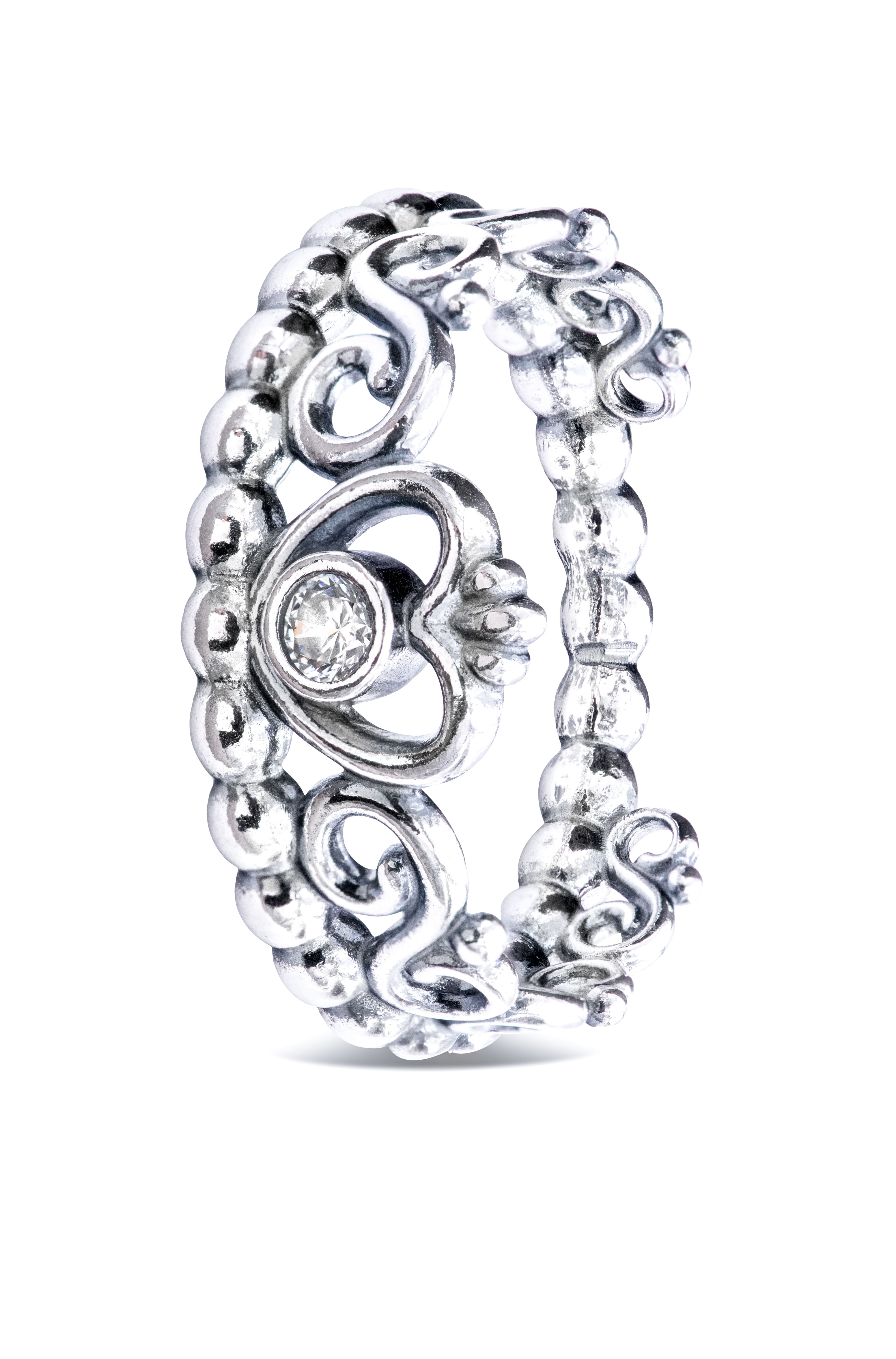Pandora Princess Tiara My Princess Ring Silver CZ Size 52 190880CZ