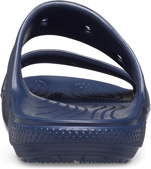 Crocs Unisex Classic Two-Strap Slide Sandals - Navy 206761  display picture 1