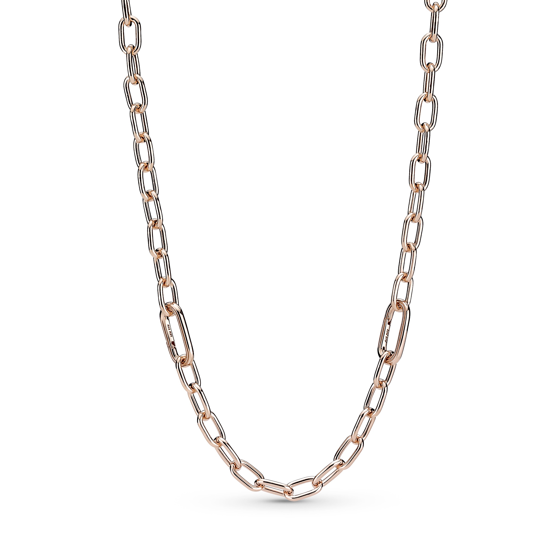 Pandora ME Link Chain Necklace Sterling Silver CZ Size 50