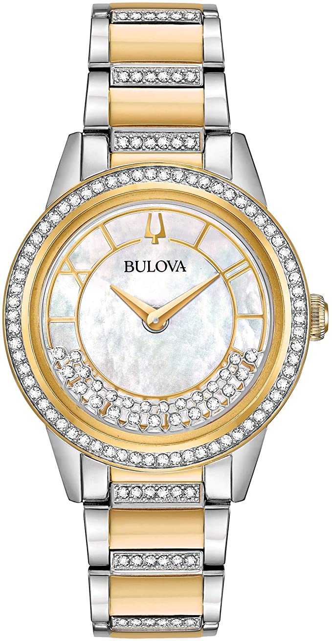 Bulova TurnStyle Crystal Two-Tone Ladies Watch 42429557239| eBay display picture 1
