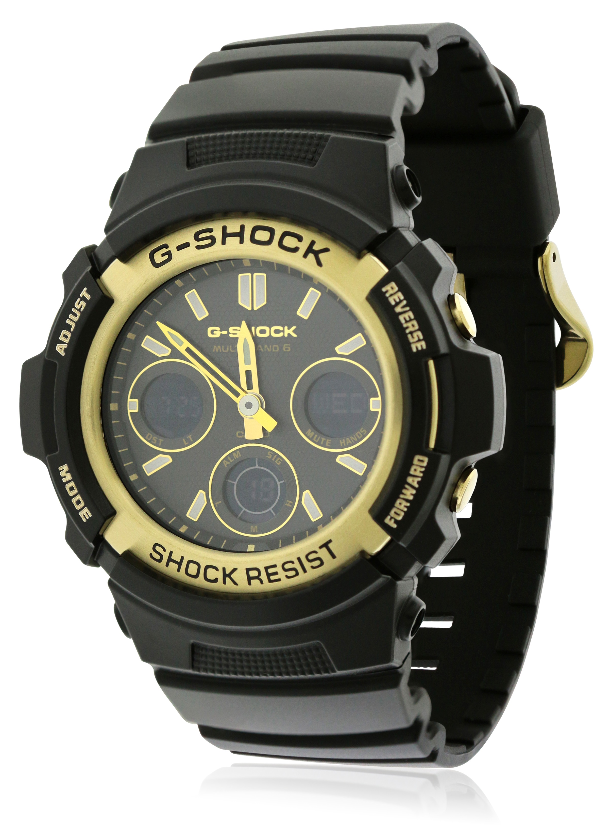 Casio G Shock Atomic Solar Mens Watch Awg M100sbg 1acr Ebay