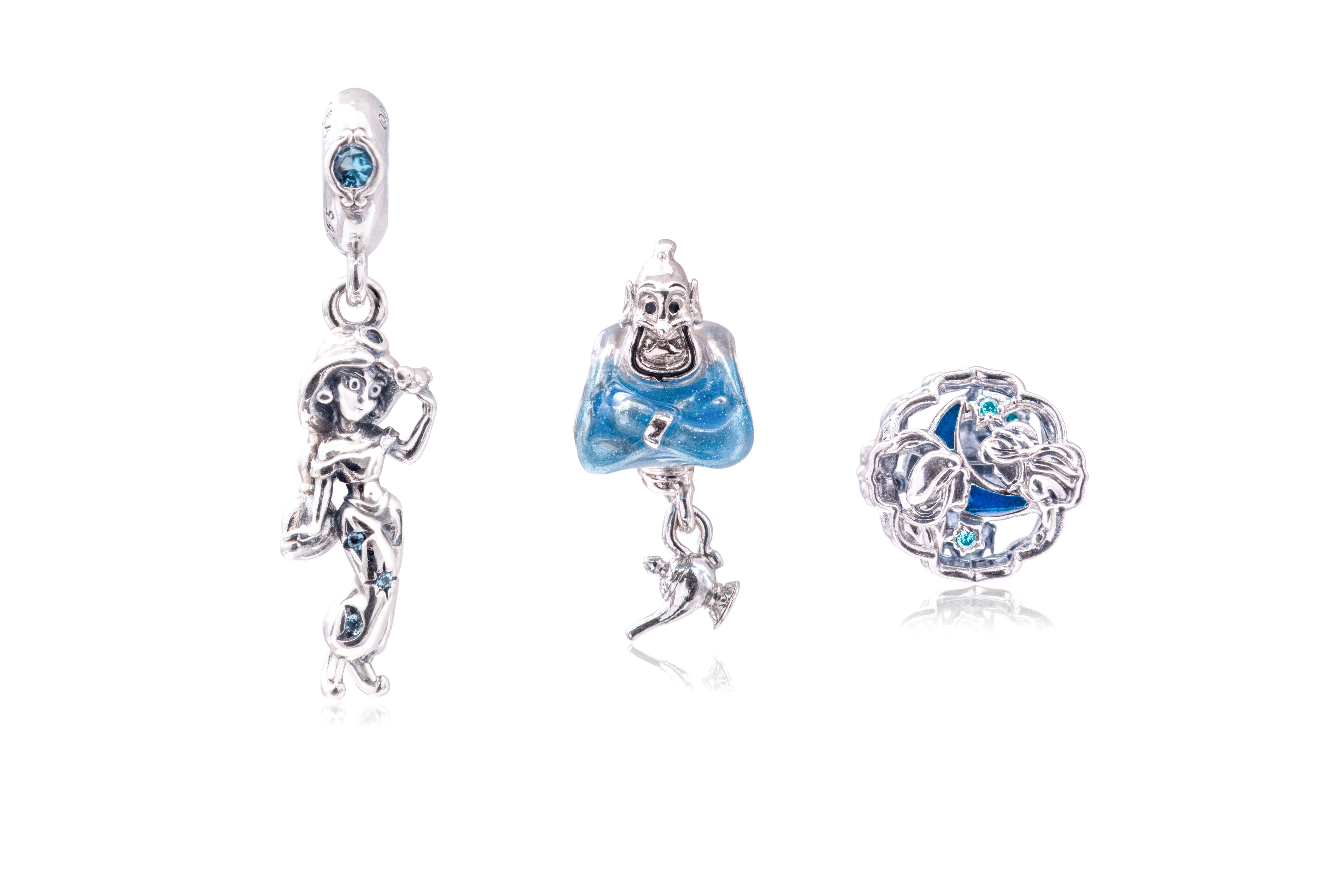 Pandora Disney Aladdin Jasmin & Genie Charm Gift Set B801993 | eBay