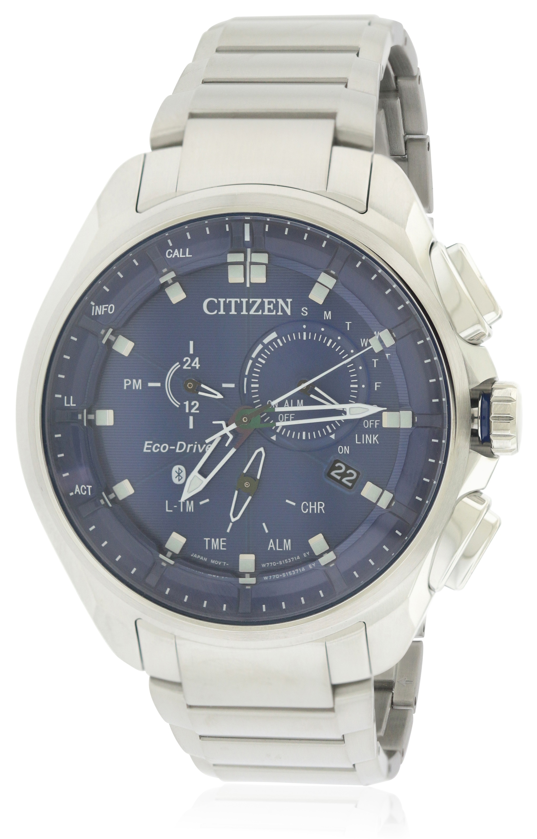 proximity pryzm bluetooth blue dial men's watch