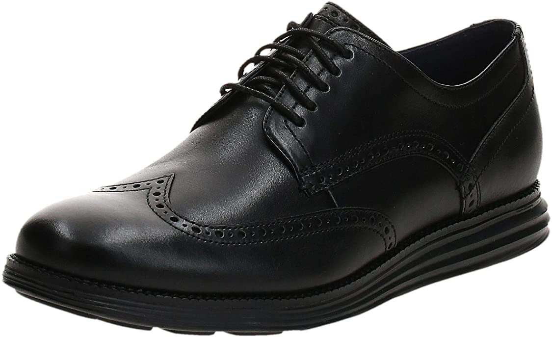 国内配送 COLE HAAN GRAND+ WINGTIP OXFORD BLACK /BLACK Amazon.com | Cole Haan Men's Grandflex Dress Wingtip Oxfords