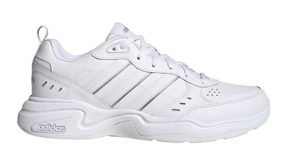 Adidas adidas Mens Strutter Sneaker - Cloud White/Matte Silver - 9