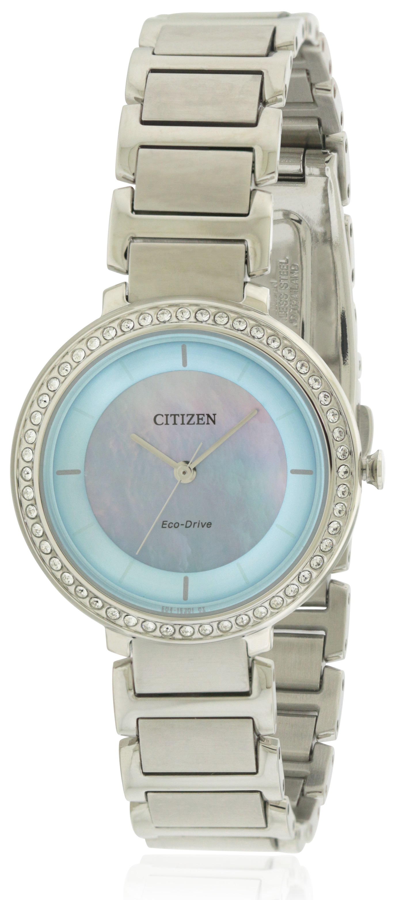 Citizen Eco-Drive Silhouette Stainless Steel Ladies Watch EM0480-52N