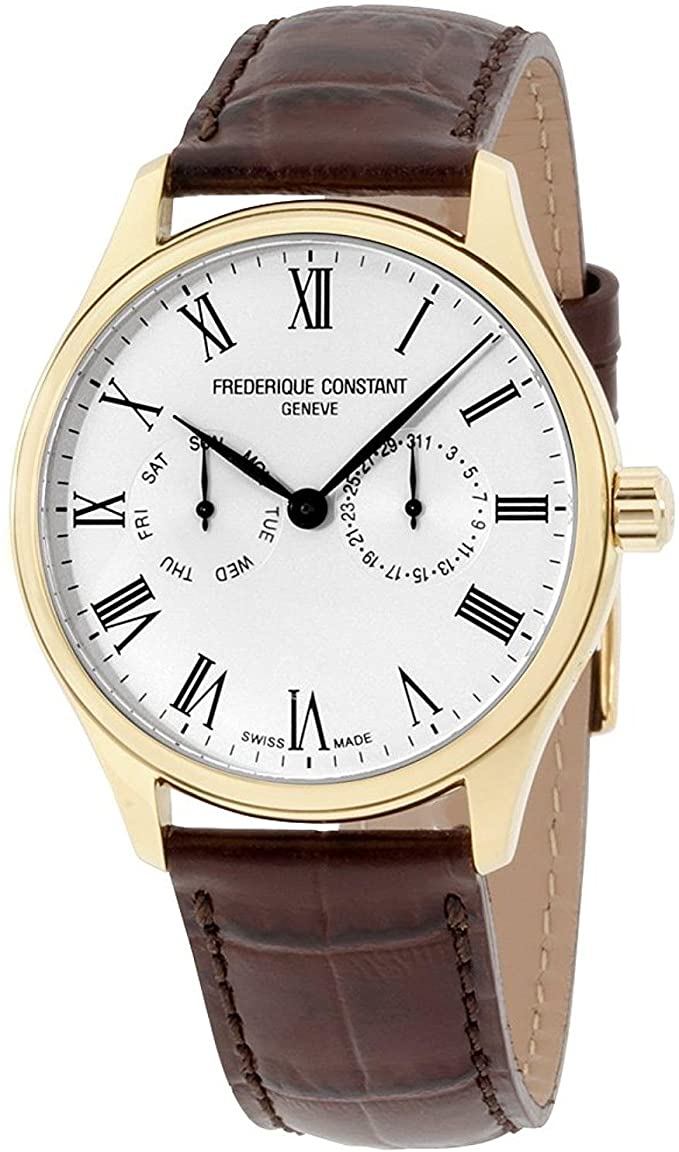 FREDERIQUE CONSTANT シルバー レザー 時計 Frederique Constant ハイライフ クロノグラフ オートマチック