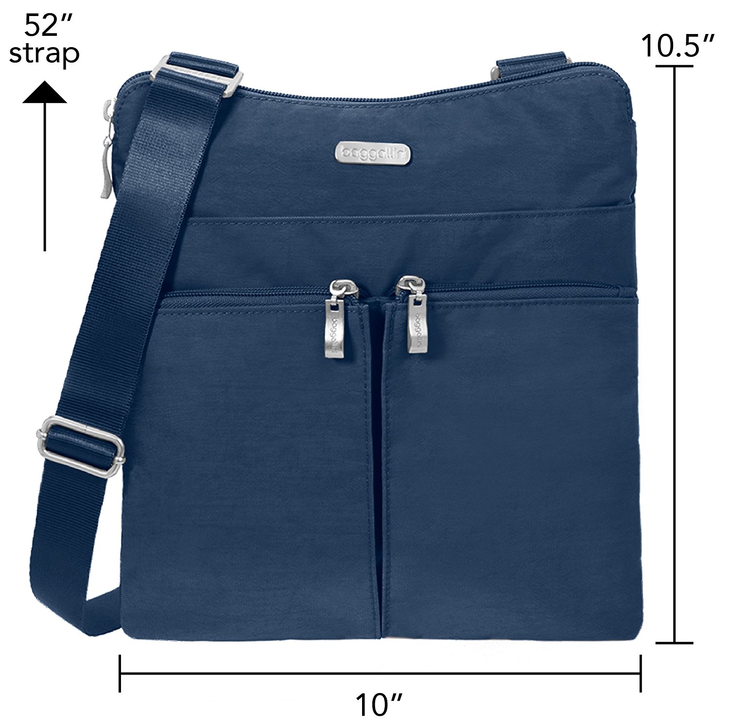 Baggallini Horizon Lightweight Crossbody Bag Multi-Pocketed Travel Purse | eBay