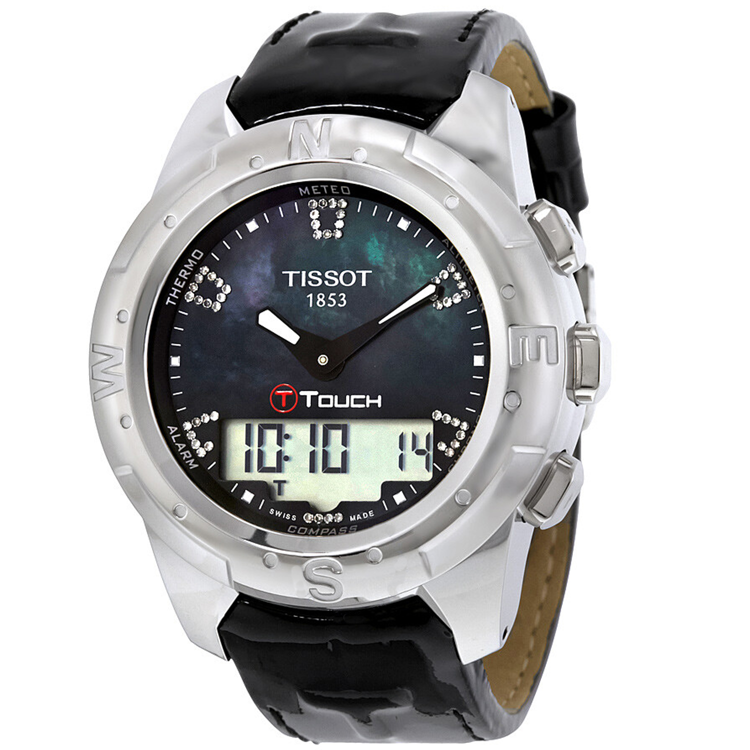tissot t touch leather strap