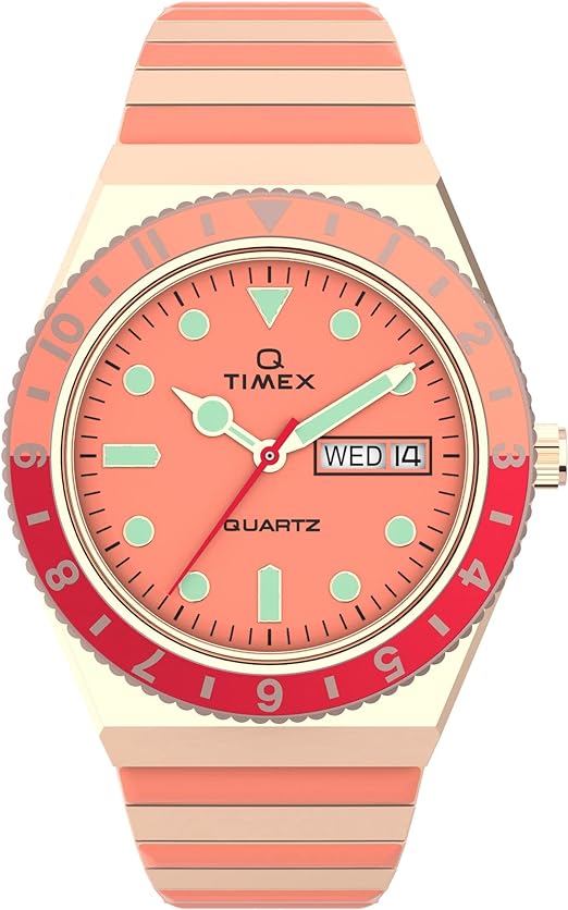 TIMEX - Q Malibu Rose Gold/Pink Two-Tone Ladies Watch TW2V38600 Timex Women main image 3